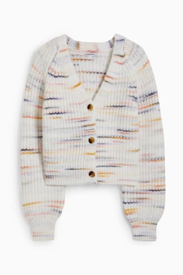 Femmes - CLOCKHOUSE - gilet en maille - blanc crème