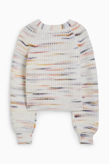 Femmes - CLOCKHOUSE - gilet en maille - blanc crème