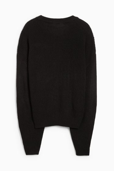 Damen - Pullover - schwarz