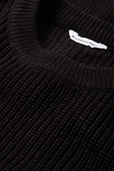 Damen - Pullover - schwarz