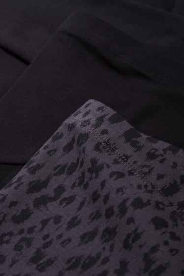 Femmes - Lot de 2 - leggings de grossesse - gris foncé