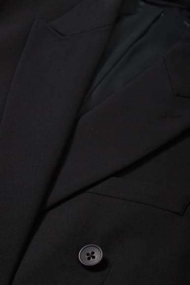 Hommes - Veste de costume - slim fit - Flex - Mix & Match - noir