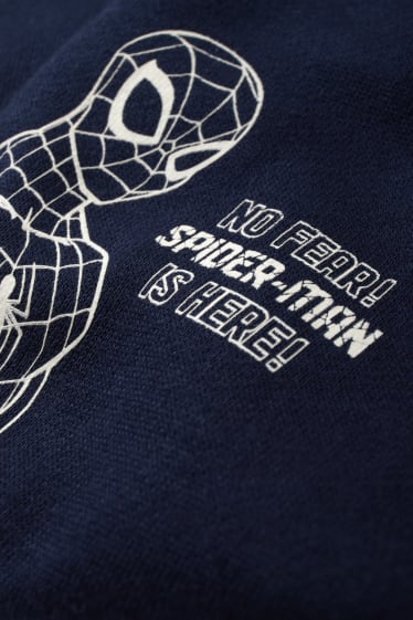 Enfants garçons - Spider-Man - pantalon de jogging - phosphorescent - bleu foncé