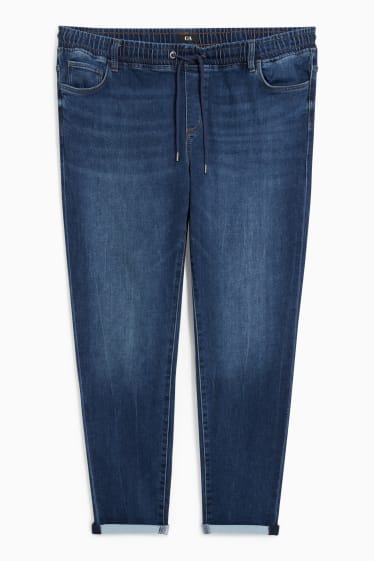 Damen - Relaxed Jeans - Mid Waist - LYCRA® - jeansblau