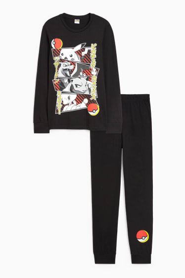 Enfants garçons - Pokémon - pyjama - 2 pièces - noir