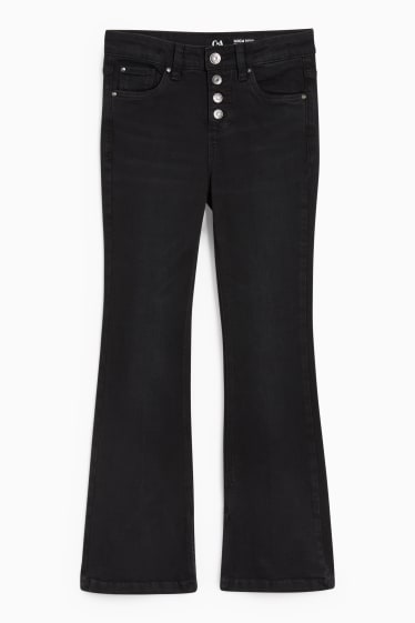 Nena - Flared jeans - texà gris fosc