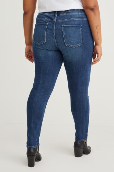 Damen - Relaxed Jeans - Mid Waist - LYCRA® - jeansblau