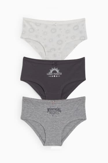 Nena - Paquet de 3 - calces - gris