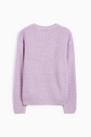 Kinder Mädchen - Pullover - violett