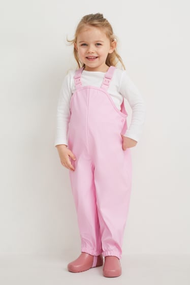 Nen/a - Pantalons per a pluja - impermeables - rosa