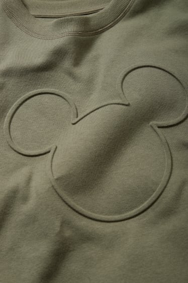 Damen - Sweatshirt - Micky Maus - grün