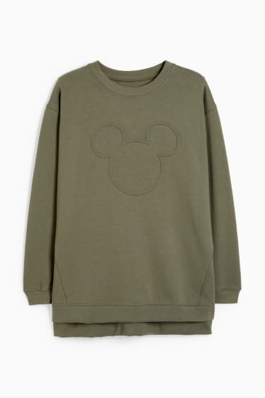 Mujer - Sudadera - Mickey Mouse - verde