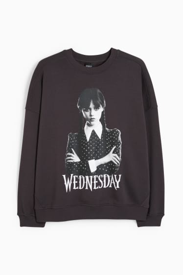 Damen - CLOCKHOUSE - Sweatshirt - Wednesday - schwarz