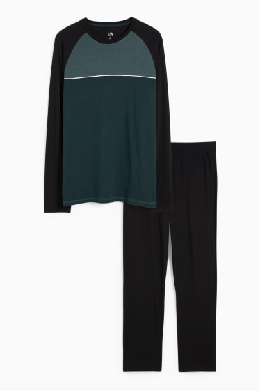 Herren - Pyjama - schwarz