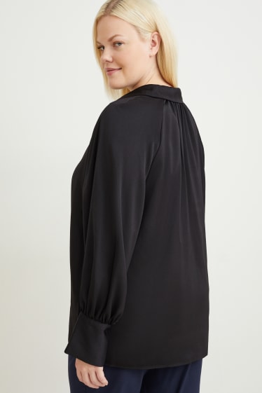 Damen - Bluse - schwarz