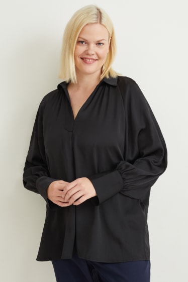 Damen - Bluse - schwarz