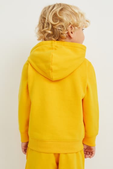 Dětské - Mikina s kapucí - genderově neutrální - světle oranžová