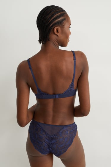 Femmes - Soutien-gorge avec armatures - DEMI - ampliforme - bleu foncé