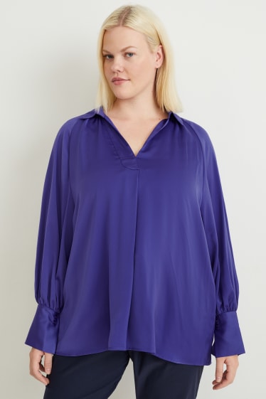 Damen - Bluse - lila