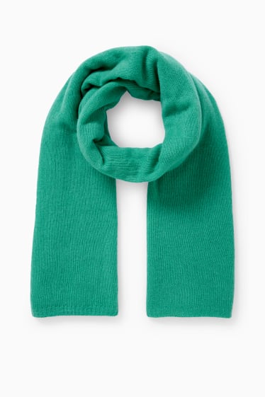 Women - Cashmere scarf - green