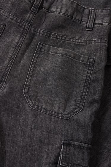 Dětské - Loose fit jeans - džíny - tmavošedé