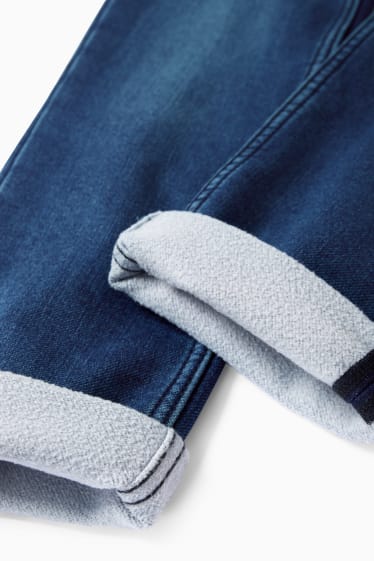 Enfants garçons - Slim jean - jean doublé - jean bleu