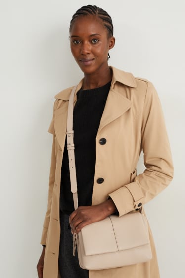 Femmes - Sac à bandoulière - synthétique - beige clair