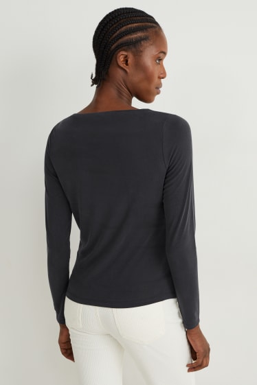 Women - Long sleeve top - black