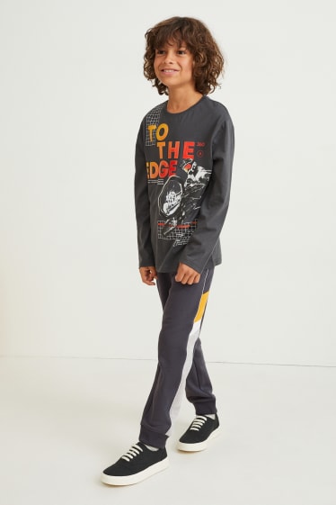 Enfants garçons - Pantalon de jogging - gris foncé