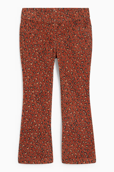 Enfants - Pantalon en velours - marron