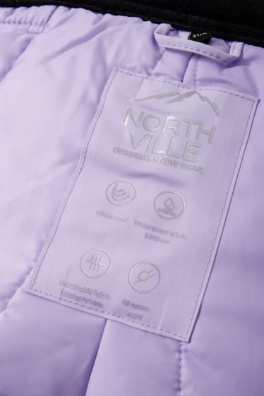 Kinder Mädchen - Skihose - wasserdicht - hellviolett