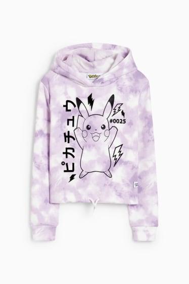 Kinder Mädchen - Pokémon - Hoodie - hellviolett