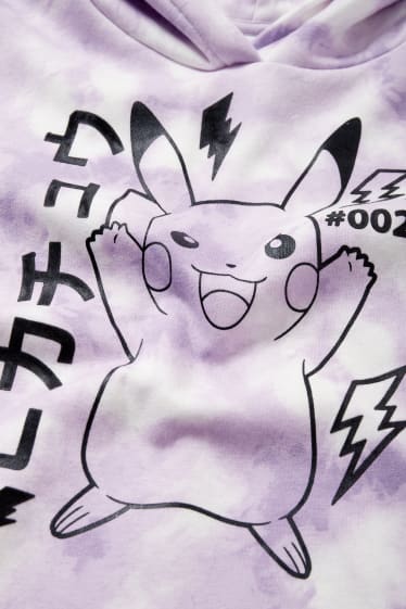Enfants - Pokémon - sweat à capuche - violet clair