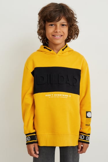 Kinder Buben - Hoodie - gelb