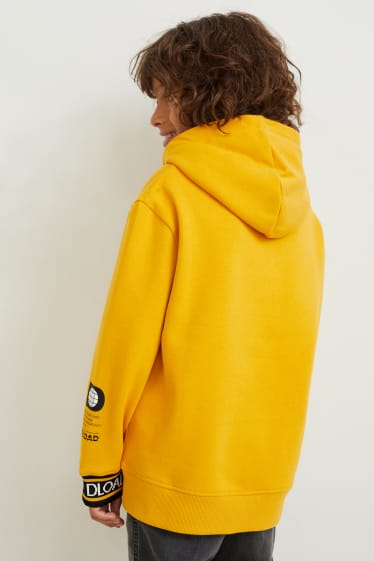 Kinder Buben - Hoodie - gelb