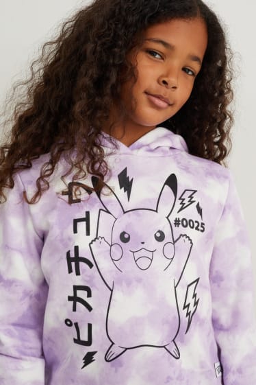 Niños - Pokémon - sudadera con capucha - violeta claro