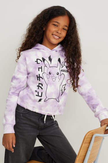 Kinder Mädchen - Pokémon - Hoodie - hellviolett