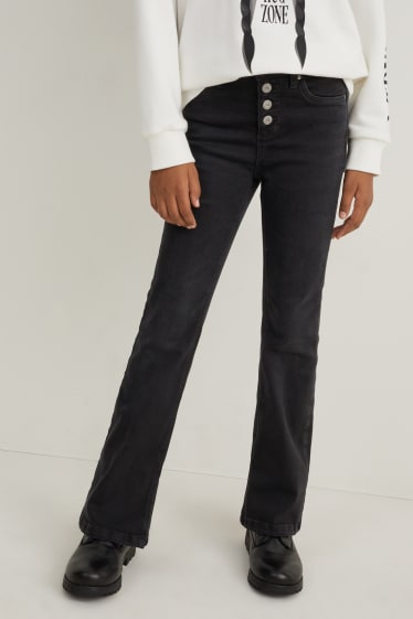 Bambini - Flared jeans - jeans grigio scuro