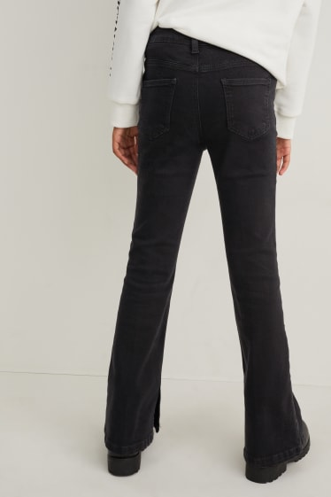 Copii - Flared jeans - denim-gri închis