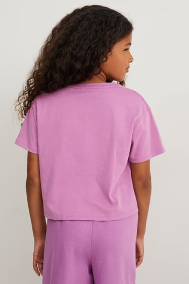 Niños - Camiseta de manga corta - rosa oscuro
