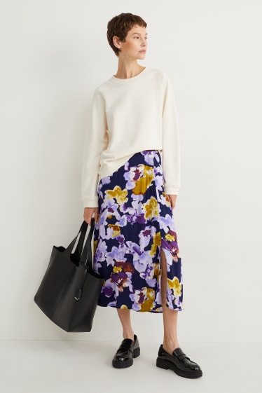 Women - Skirt - floral - multicoloured