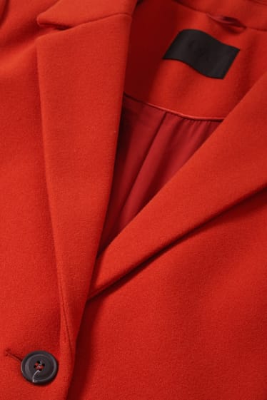 Femmes - Manteau - orange foncé