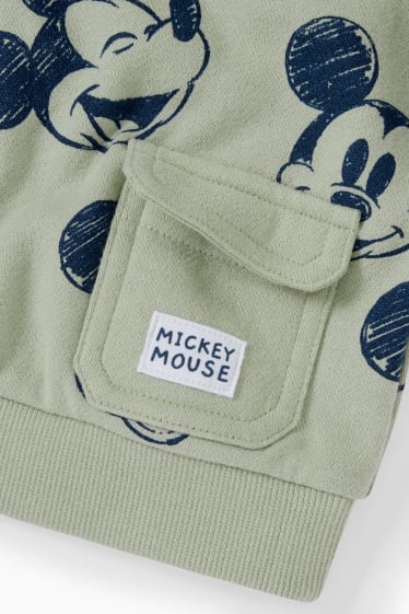 Babys - Micky Maus - Baby-Outfit - 2 teilig - hellgrün