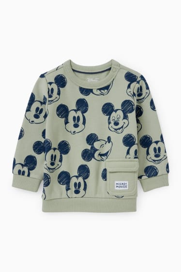 Babys - Micky Maus - Baby-Outfit - 2 teilig - hellgrün