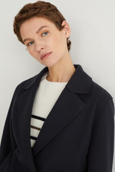 Femmes - Manteau - bleu foncé