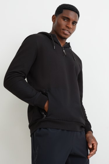 Heren - Hoodie - zwart