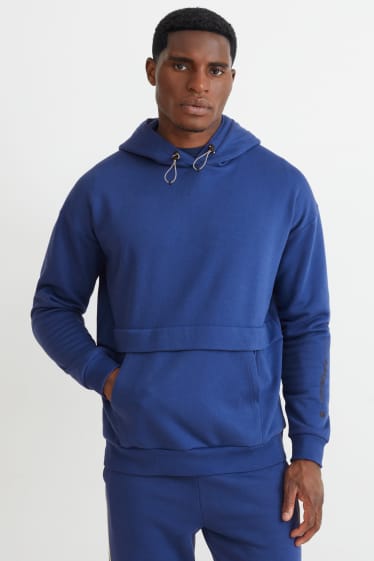 Heren - Hoodie - donkerblauw