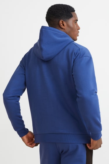 Heren - Hoodie - donkerblauw