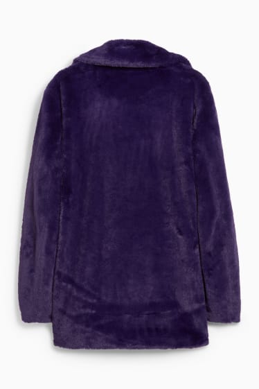 Damen - Mantel - violett