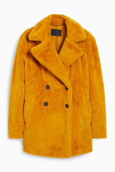 Damen - Mantel - gelb